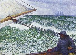 Theo Van Rysselberghe Man at the Helm Norge oil painting art